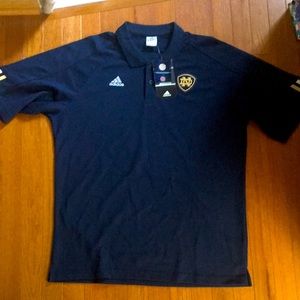 MENS Notre dame polo size M